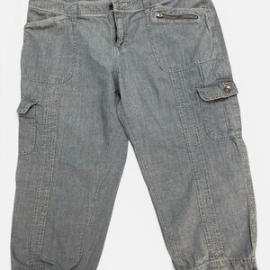 Faded Glory Women's Cropped Gray Jeans